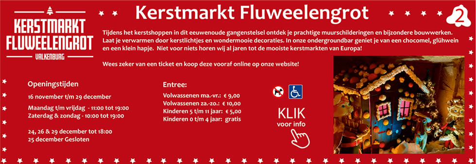 Kerstmarkt Fluweelengrot