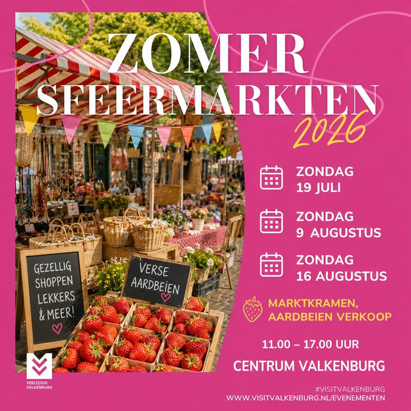 zomermarkt valkenburg 2026